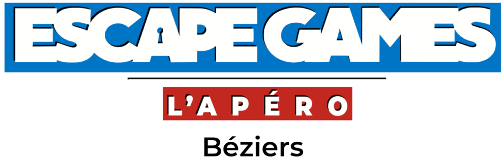 logo bleu blanc rouge escape game apéro béziers